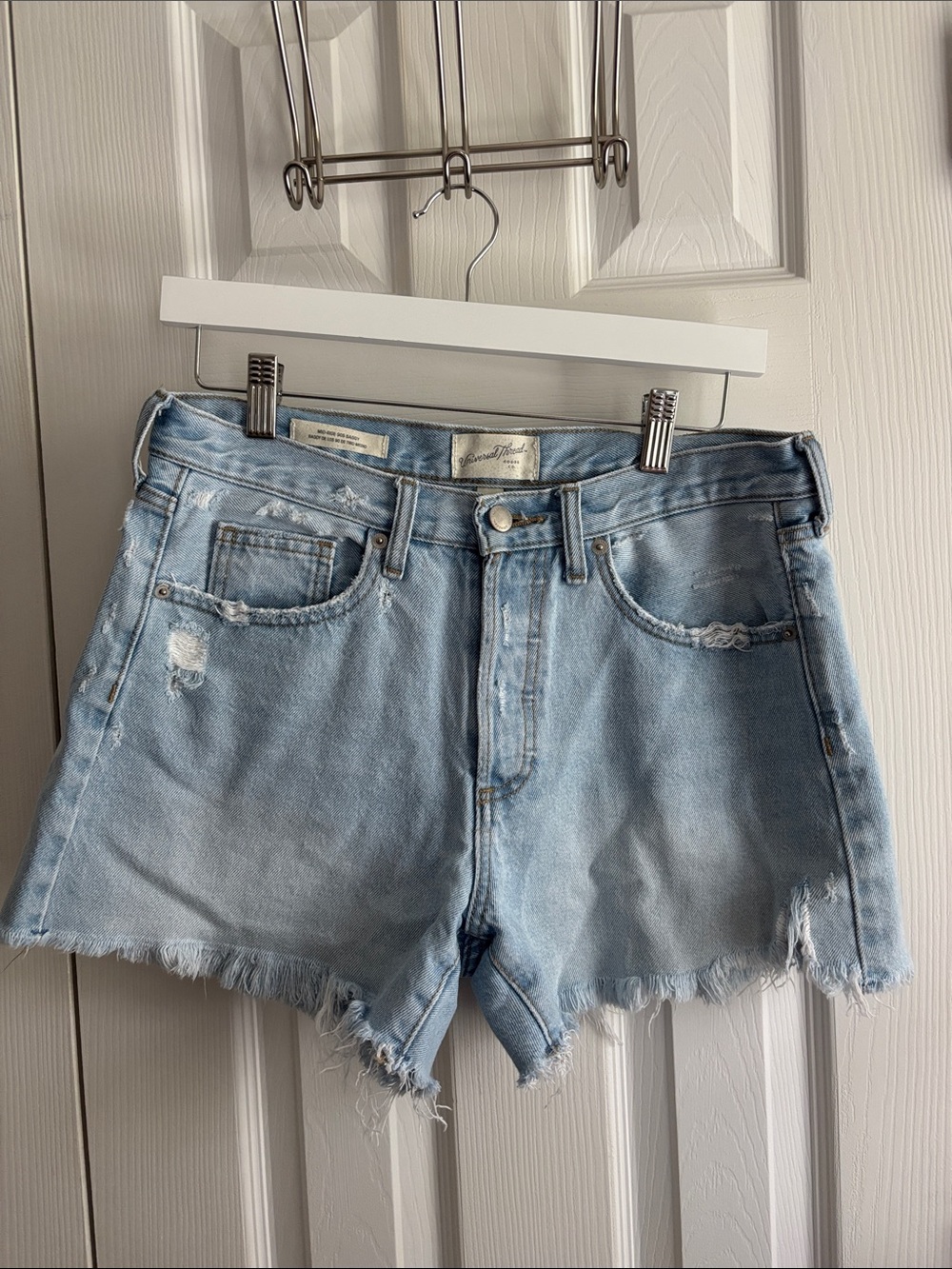 Universal Thread Light Blue Distressed Denim Cutoff Shorts